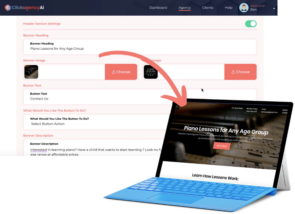 clickagencyai step 3