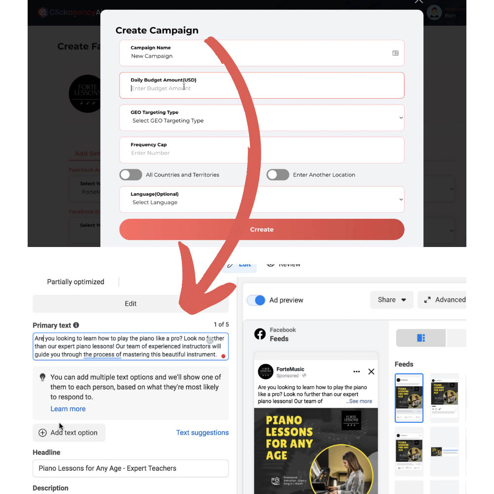 step 4 clickagencyai